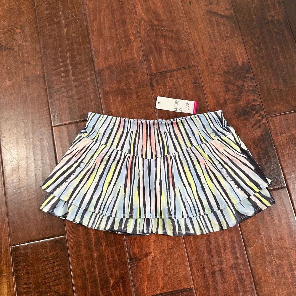 Lucky in Love tennis skirt Medium NWT